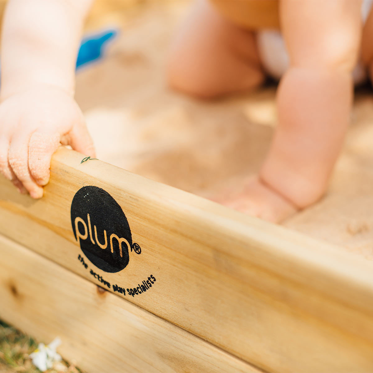 Plum Square Wooden Sand Pit (18+ Months)