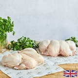 Herb Fed Free Range Spatchcock Chickens, 2 x 2kg (Serves 6-8 people per Chicken)