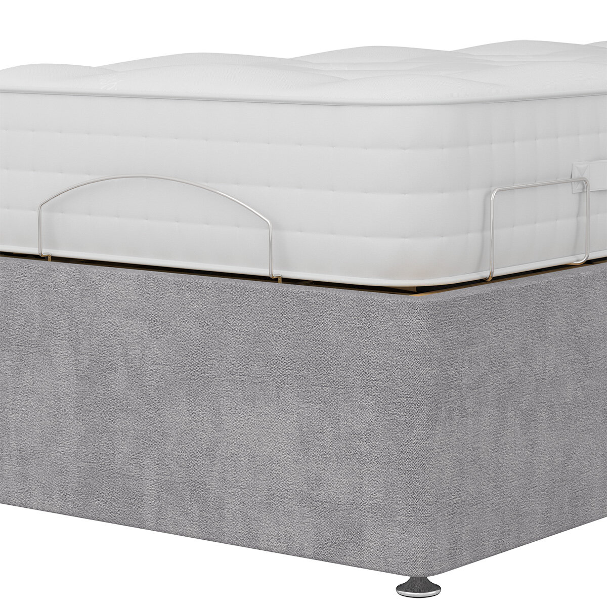 Highgrove Radnor Grey Fabric Electric Adjustable Bed Frame with 1000 Spring Count Long Single Mattress in 2 Firmness Ratings Highgrove Radnor Grey Fabric Electric Adjustable Bed Frame with 1000 Spring Count Long Single Mattress in 2 Firmness Ratings