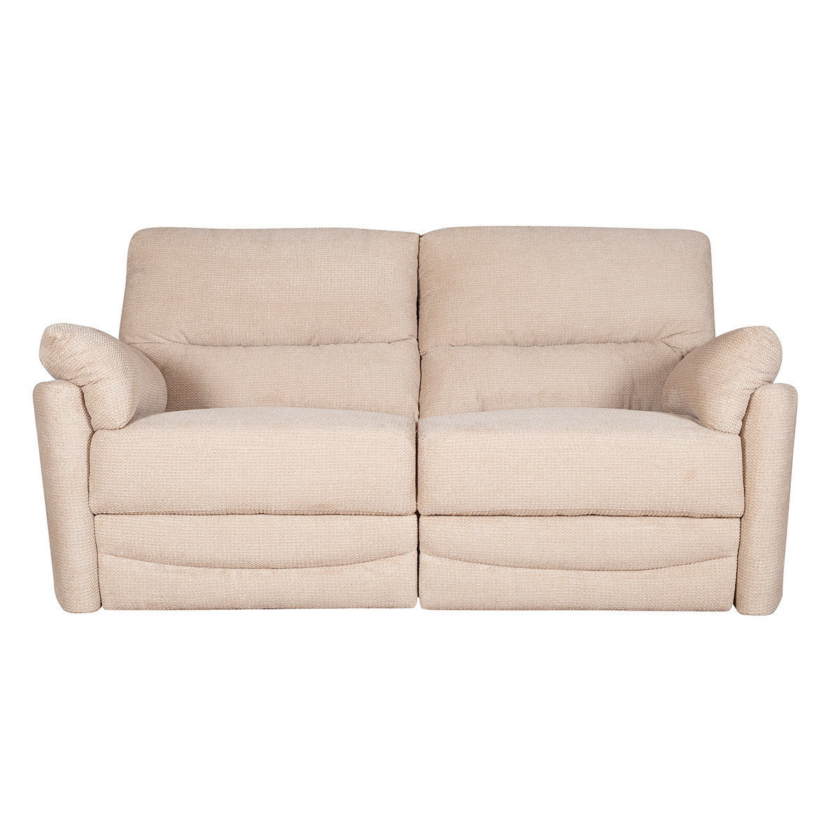 Minster 3 Seater Fabric Power Recliner Sofa in Rich Beige Costco UK