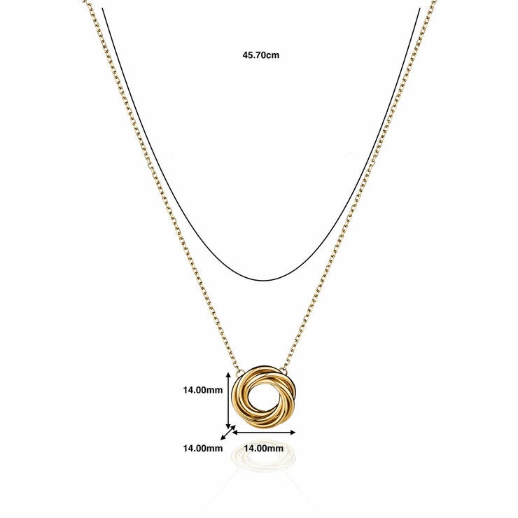 14ct Yellow Gold Love Knot Pendant 14ct Yellow Gold Love Knot Pendant