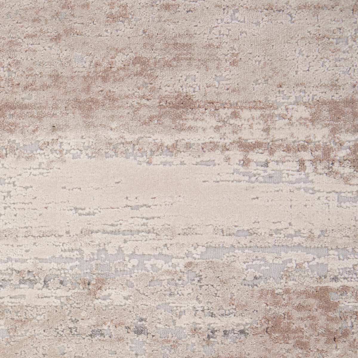 Rustic Textures Blended Beige Runner Rug
