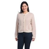 Dalia Ladies Contrast Trim Cardigan