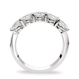 2.00ctw Round Brilliant Cut 5 Stone Diamond Ring, Platinum