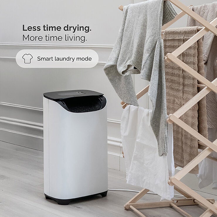 Lifestyle image showing smart laundry mode