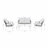 Norfolk Leisure Aston 4 Piece Patio Set