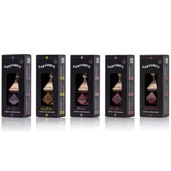 Carfume Perfume Car Air Freshener Bundle 5 Pack