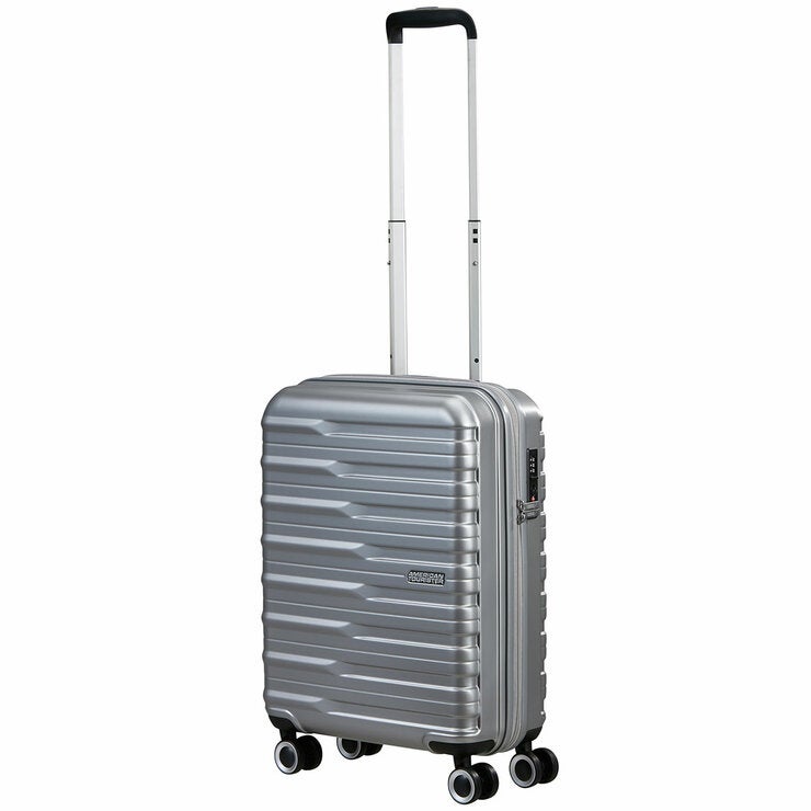 American Tourister 3pc Luggage Set Spinner Case In Silver