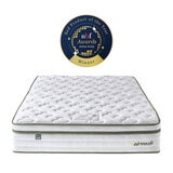 Silentnight AirMesh® 3000 Pocket Boxtop Mattress & Sandstone Full Ottoman Divan in 3 Sizes