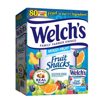 Welch's Fruit Snacks, 80 Pouches