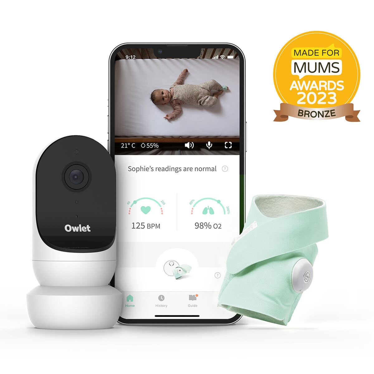 Image of Owlet Monitor Duo with Smar Sock