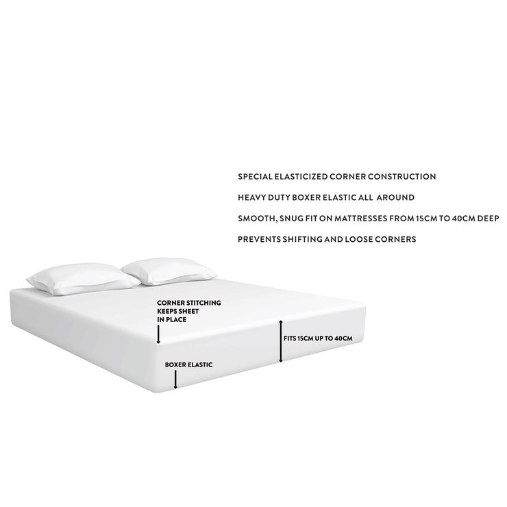 Boutique Living 800 Thread Count 6 Piece Super King Bed Set, in 2