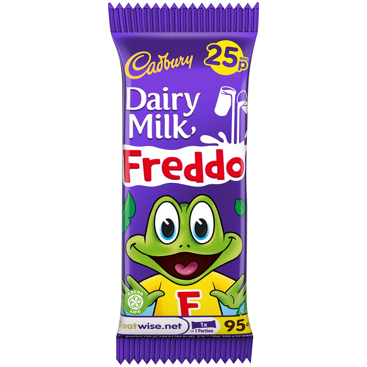 Cadbury Dairy Milk Freddo, 60 x 18g