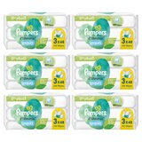 Pampers Harmonie Aqua Plastic Free Baby Wipes, 3 x 48 Pack