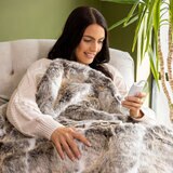 Dreamland Faux Fur Heated Throw in Husky Design on Costco.co.uk