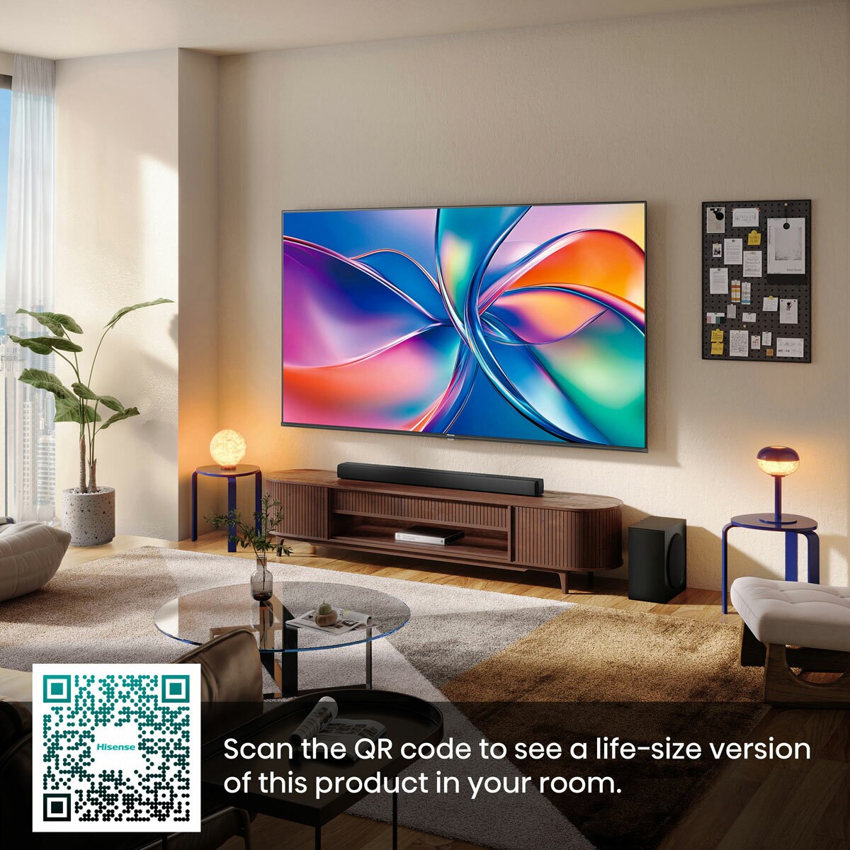 Hisense 65E7QTUK 65 Inch QLED HD Smart TV