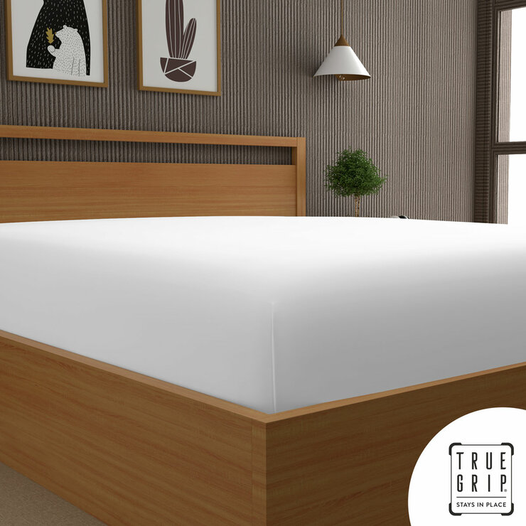 Purity Home Easy-care 400 Thread Count Cotton Fitted Sheet Purity Home Easy-care 400 Thread Count Cotton Fitted Sheet