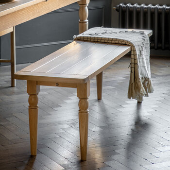 Gallery Eton Oak Dining Bench