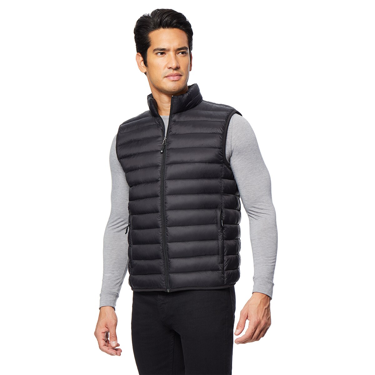 32 Degrees Men's Packable Vest in Black | Costco UK