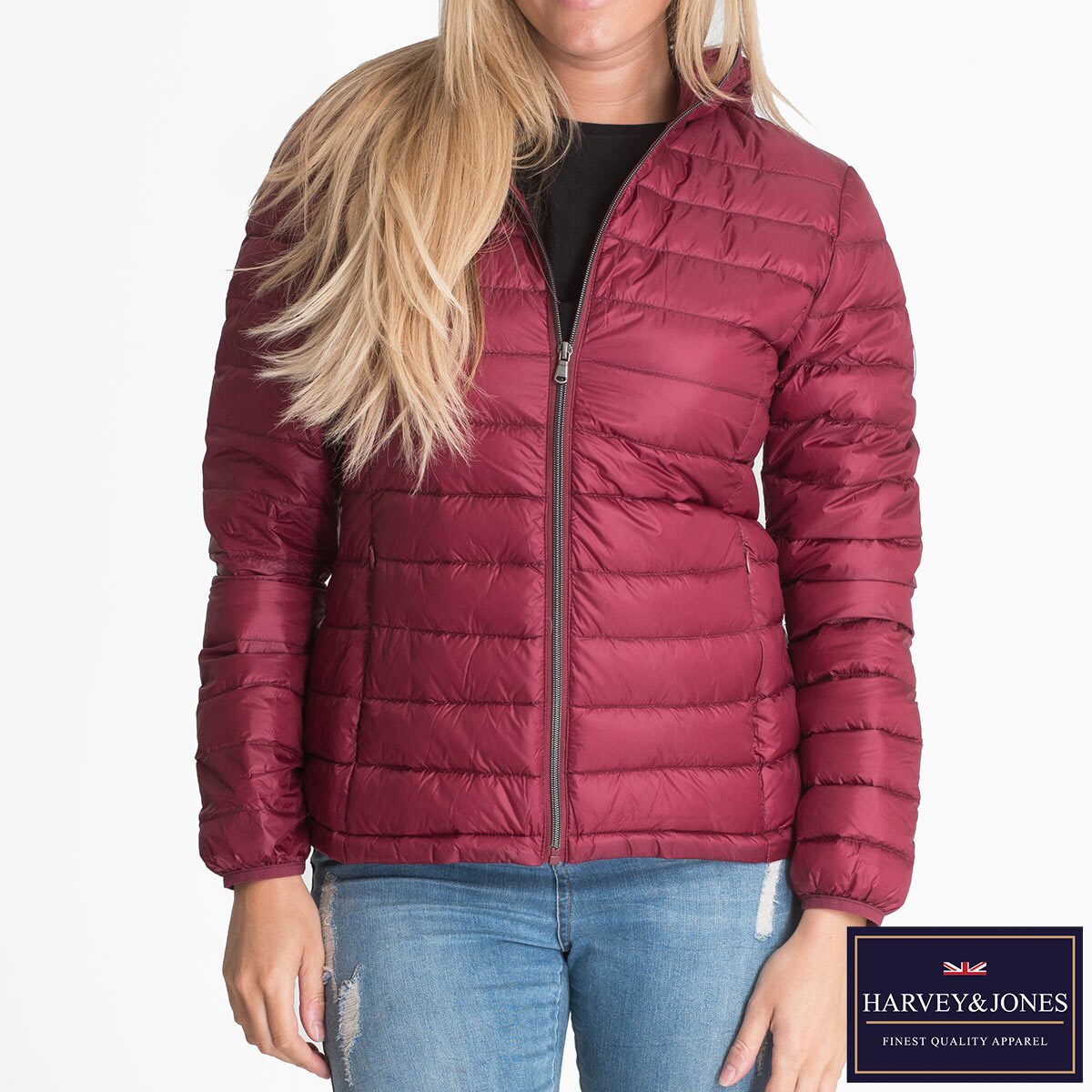 lightweight hooded down jacket