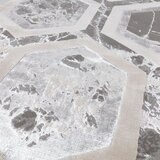 Asiatic Aurora Crystal rug laying flat