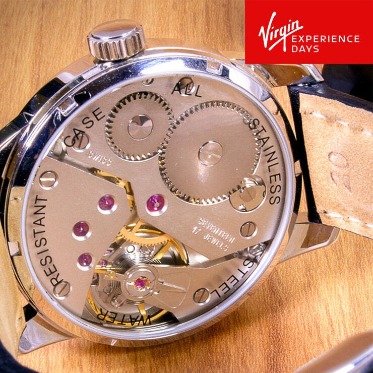 Virgin Experience Days Build Your Own Watch & History of Watchmaking at the British Horological Institute with 1 Overnight Stay (18 Years +) Virgin Experience Days Build Your Own Watch & History of Watchmaking at the British Horological Institute with 1 Overnight Stay (18 Years +)