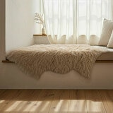 Bowron Tibetan Sheepskin Rug in Champagne, 60 x 90 cm Bowron Tibetan Sheepskin Rug in Champagne, 60 x 90 cm