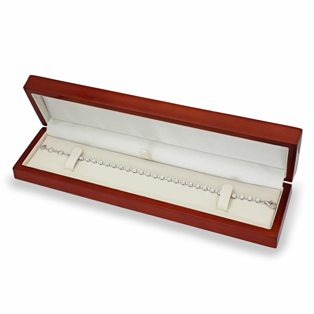 1.50ctw Round Brilliant Cut Diamond Bracelet, 18ct White Gold