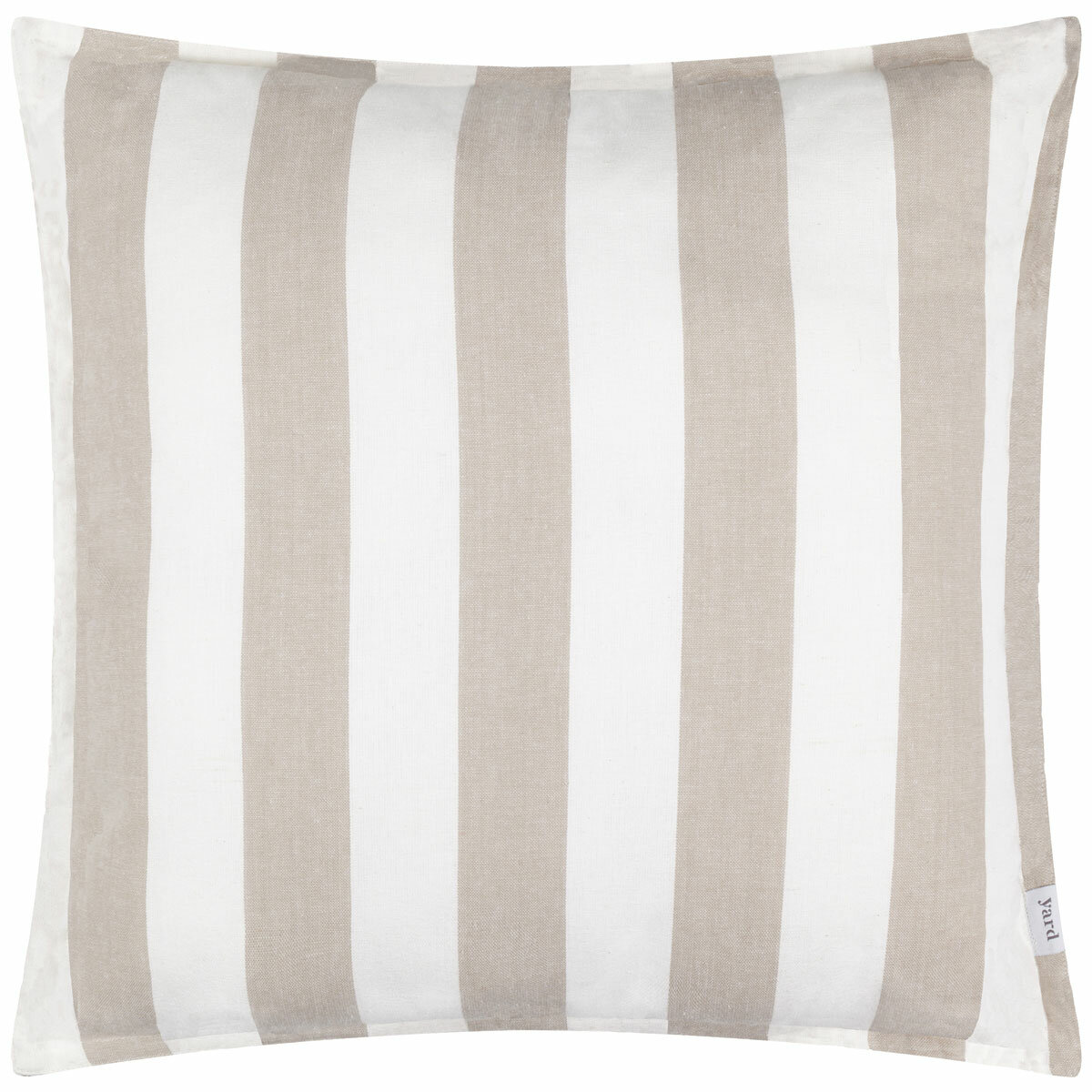 Yard Hayle Beige Striped Indoor Outdoor Cushion, 50 x 50 cm