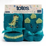 Totes Toastie Kids Socks, 4 Pack in Dinosaur