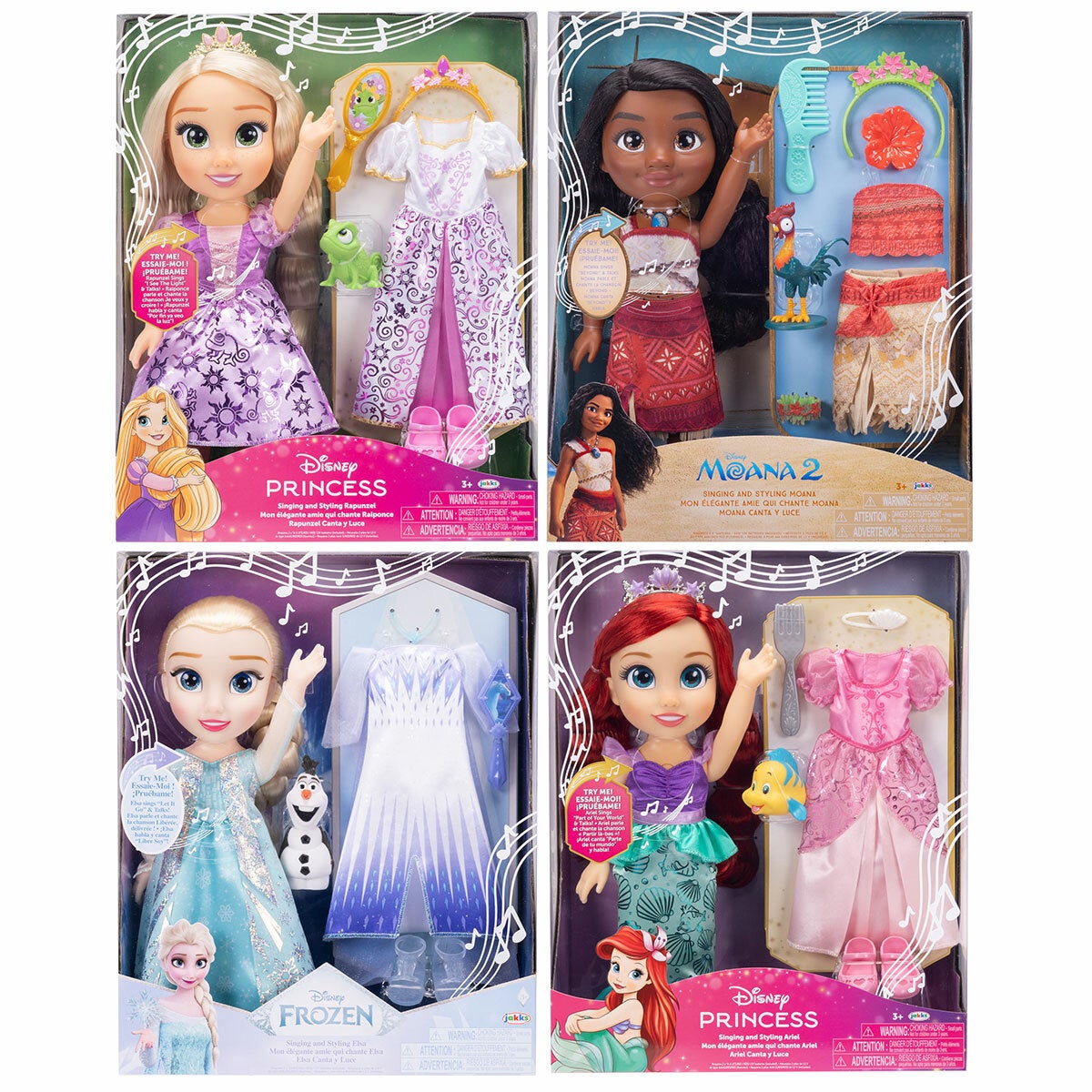 Disney My Singing & Styling Doll - Assortment