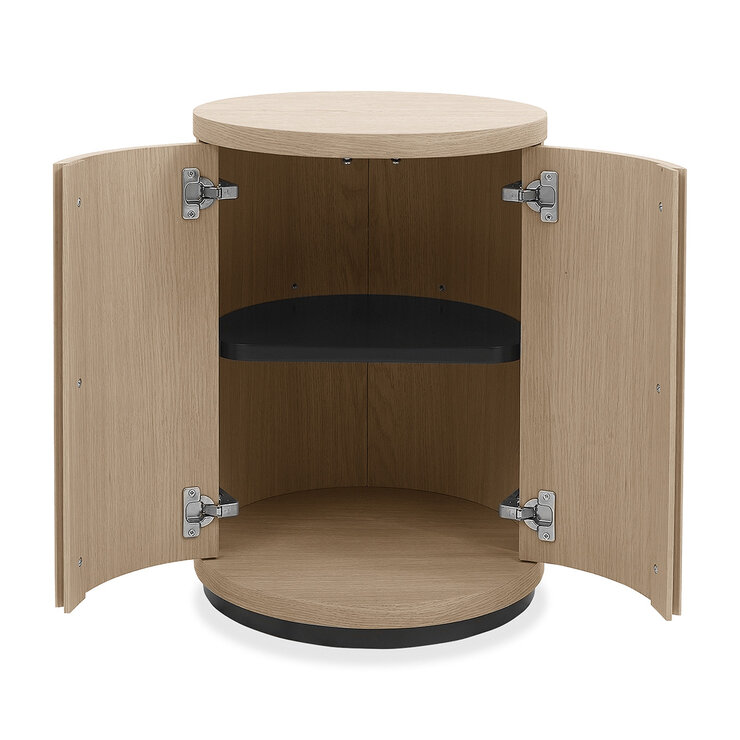 Bentley Designs Vega Scandi Light Oak Side Table Bentley Designs Vega Scandi Light Oak Side Table