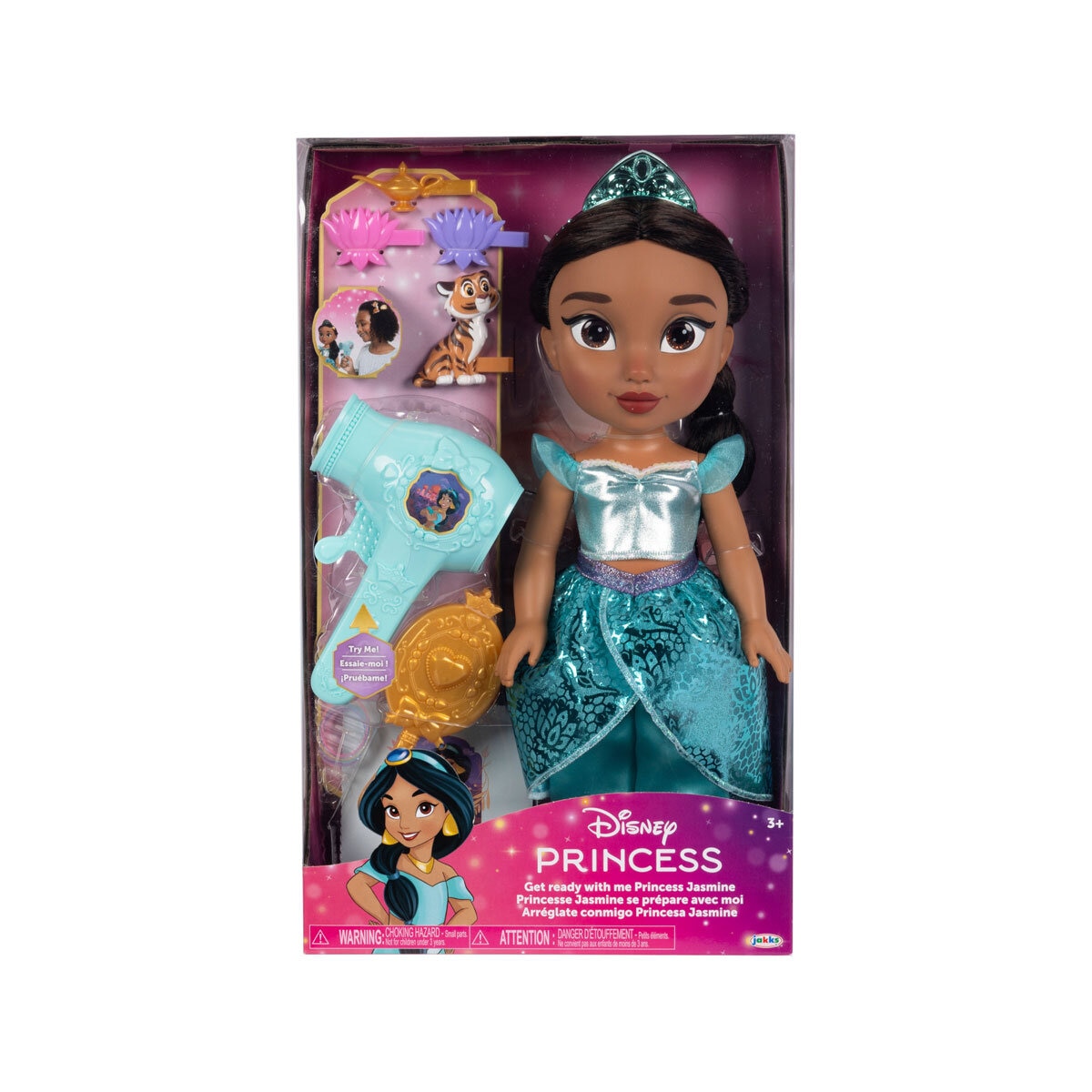 Disney Princess Large Doll and Hair Play Set - Jasmin