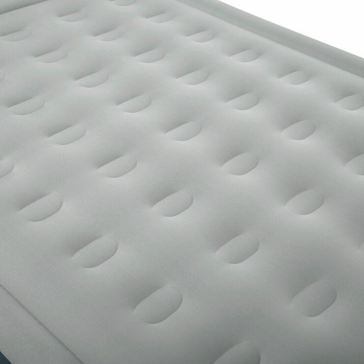 Studio image showing the surface of the airbed