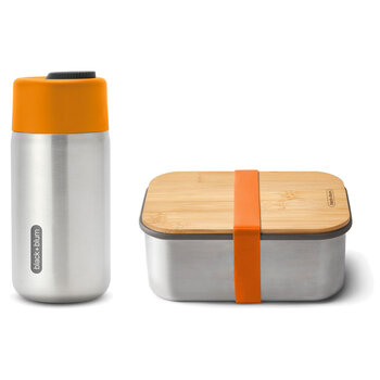 Black+Blum Stainless Steel Lunch Box and 340ml Insulated Travel Cup Bundle