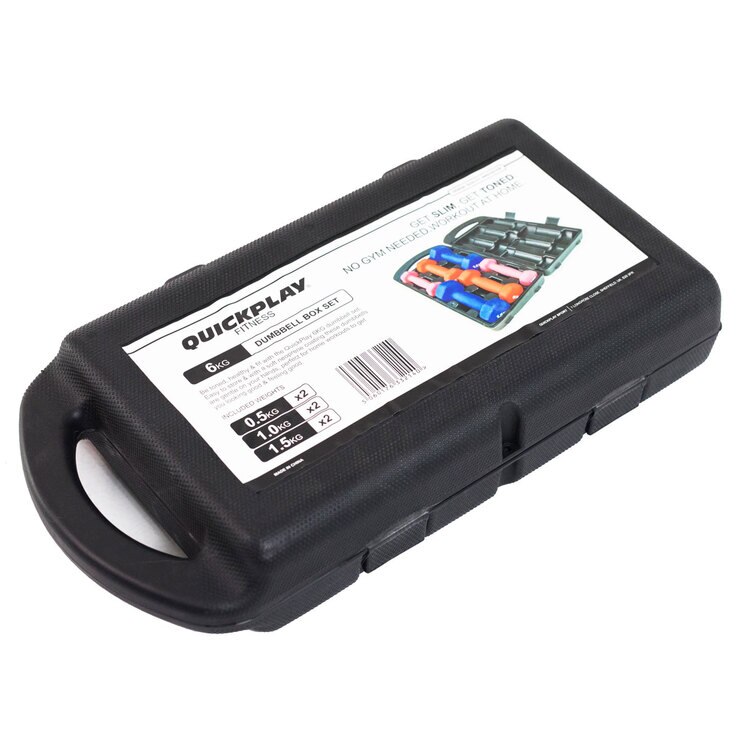 QUICKPLAY 6kg Neoprene Dumbbell Set Costco UK