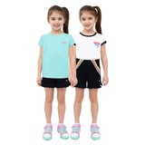 Skechers Kids Tee & Short, 3 Piece Set (2-8 Years)