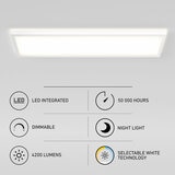 Artika Rayma LED Flat Panel Light with Backlight 121.4 x 30.5 cm Artika Rayma LED Flat Panel Light with Backlight 121.4 x 30.5 cm