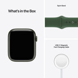 Buy Apple Watch Series 7 GPS, 45mm Green Aluminium Case with Clover Sport Band, MKN73B/A at costco.co.uk
