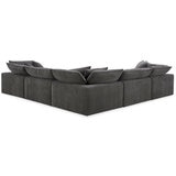 Aiden & Ivy Serene Modular Sofa in Dark Grey