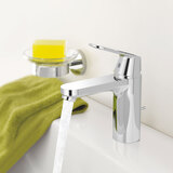 soap holder with tap