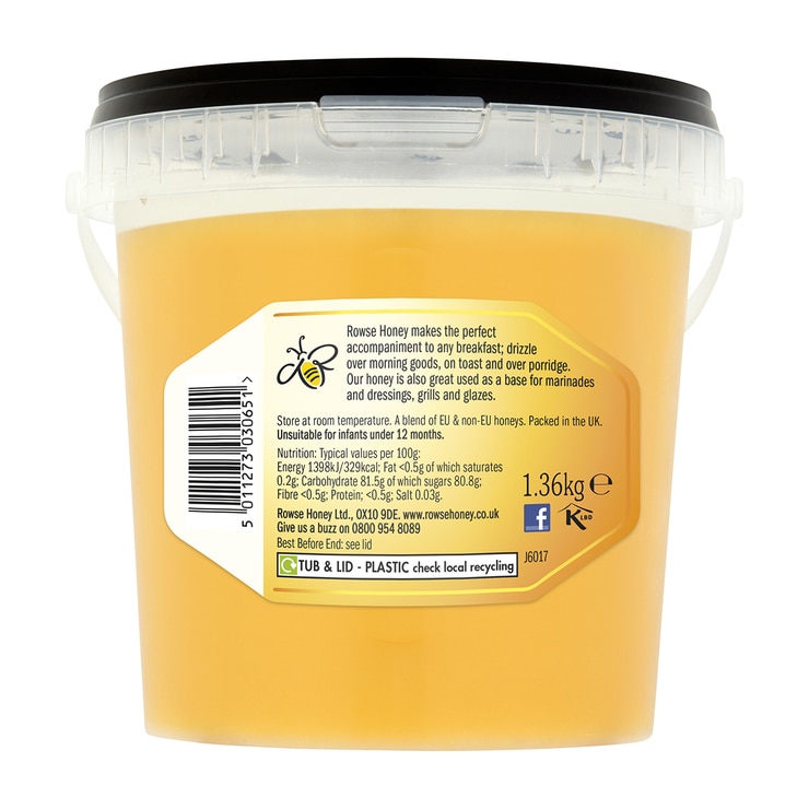 Rowse Set Honey Nutritional Information