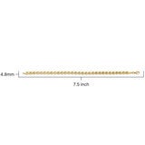 14ct Yellow Gold Square Link Bracelet 14ct Yellow Gold Square Link Bracelet