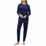 Jane & Bleecker Women's Silky Plush Pyjama Set Jane & Bleecker Women's Silky Plush Pyjama Set