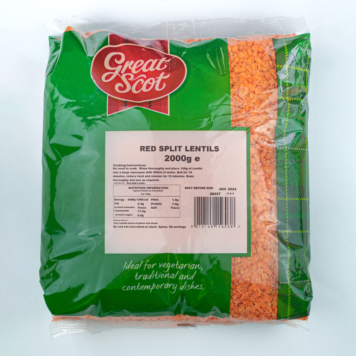 pack of lentils