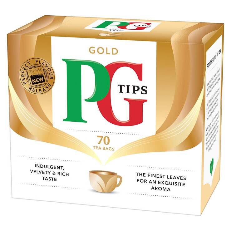 PG Tips Gold Tea Bags, 70 Pack