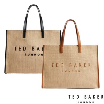 Ted Baker Pallmer Large Raffia Tote