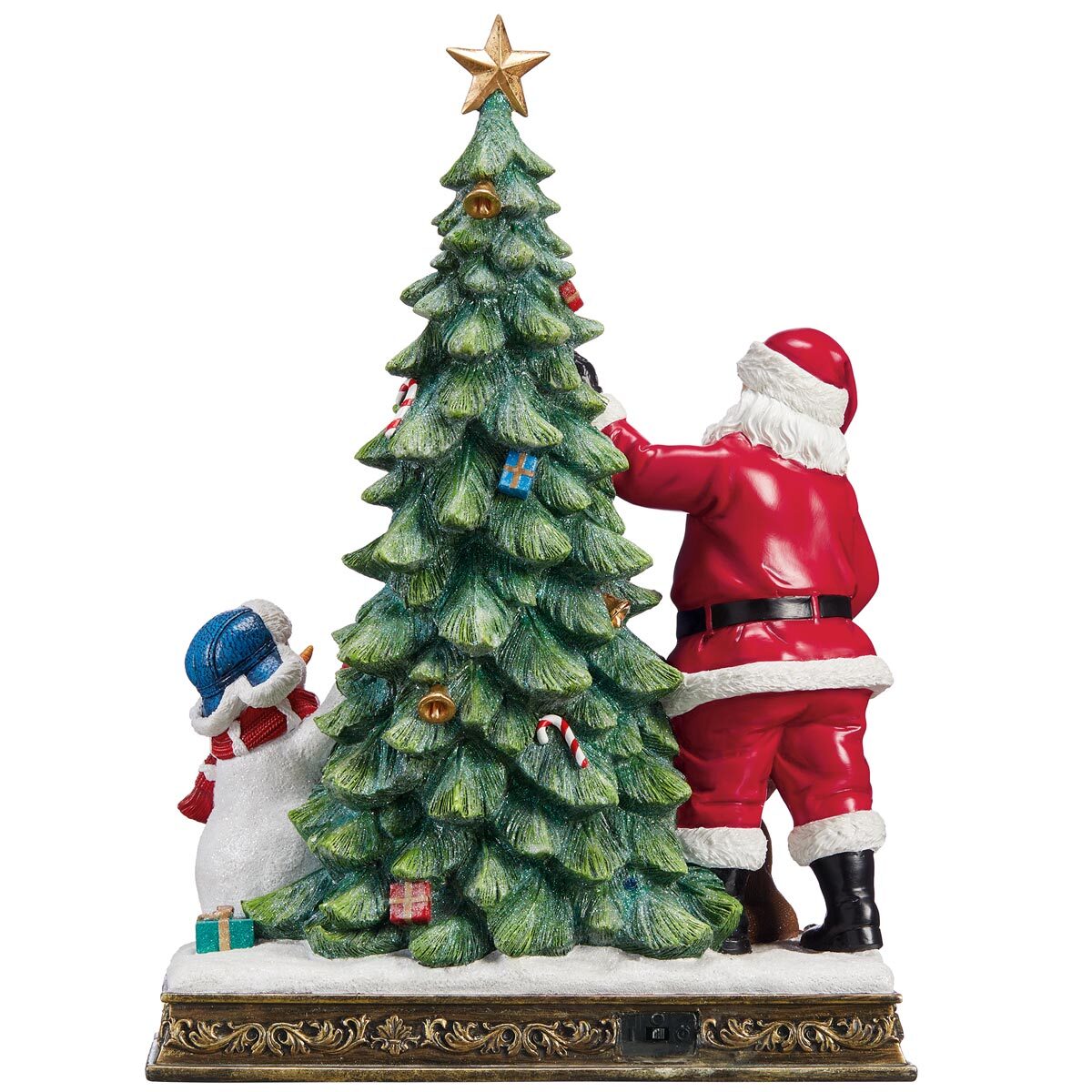 Buy Santa & Snowman w/ Tree Back Image at Costco.co.uk