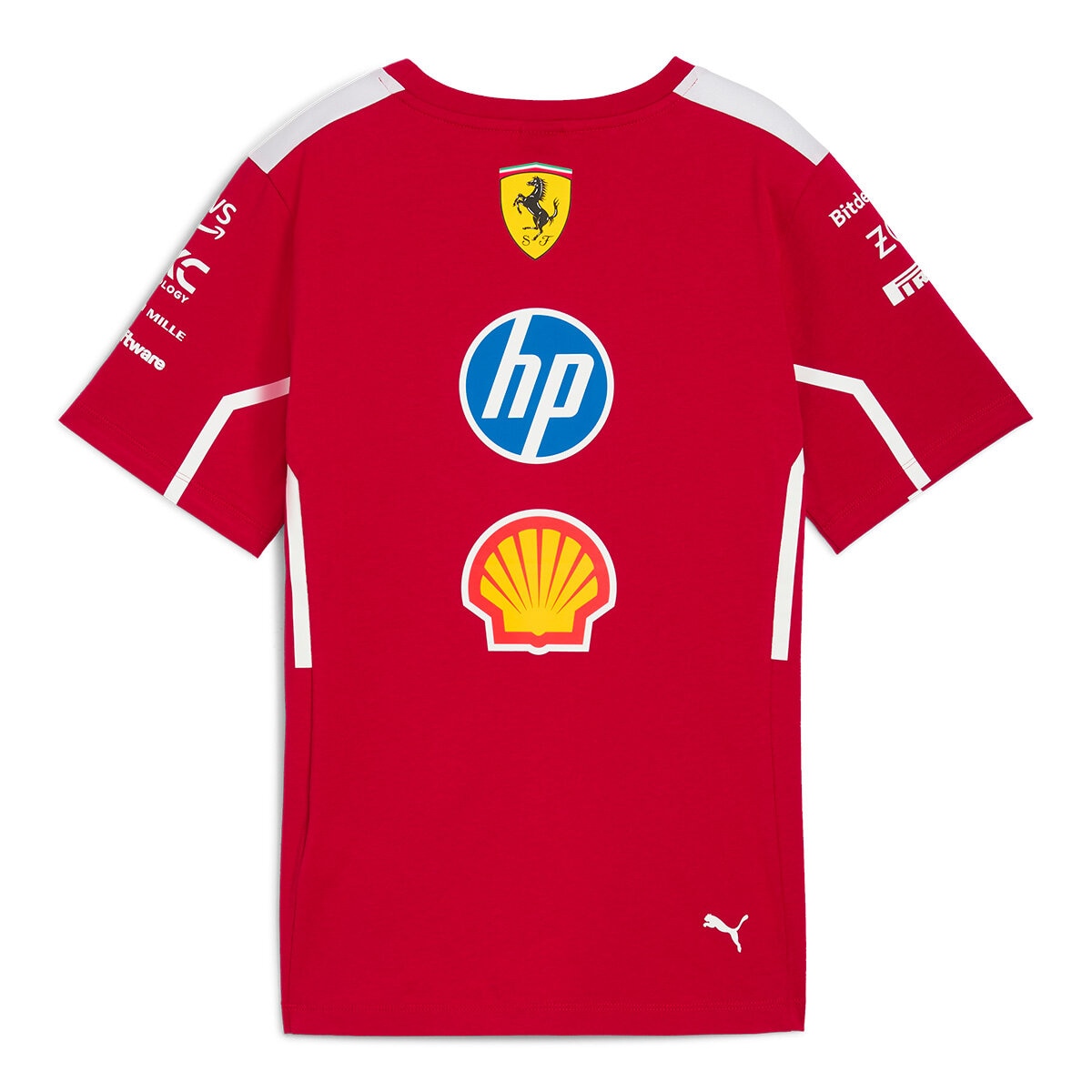 Scuderia Ferrari F1 Team Mens Dark Cherry T-shirt 2025