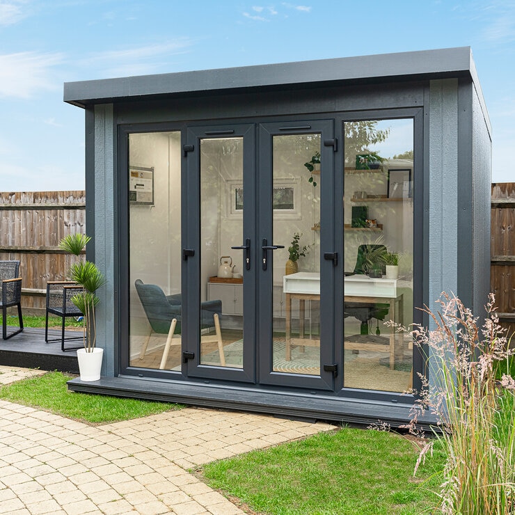 Installed Garden Room, External Footprint 3,070mm x 3,230mm, Basebox by Green Retreats
